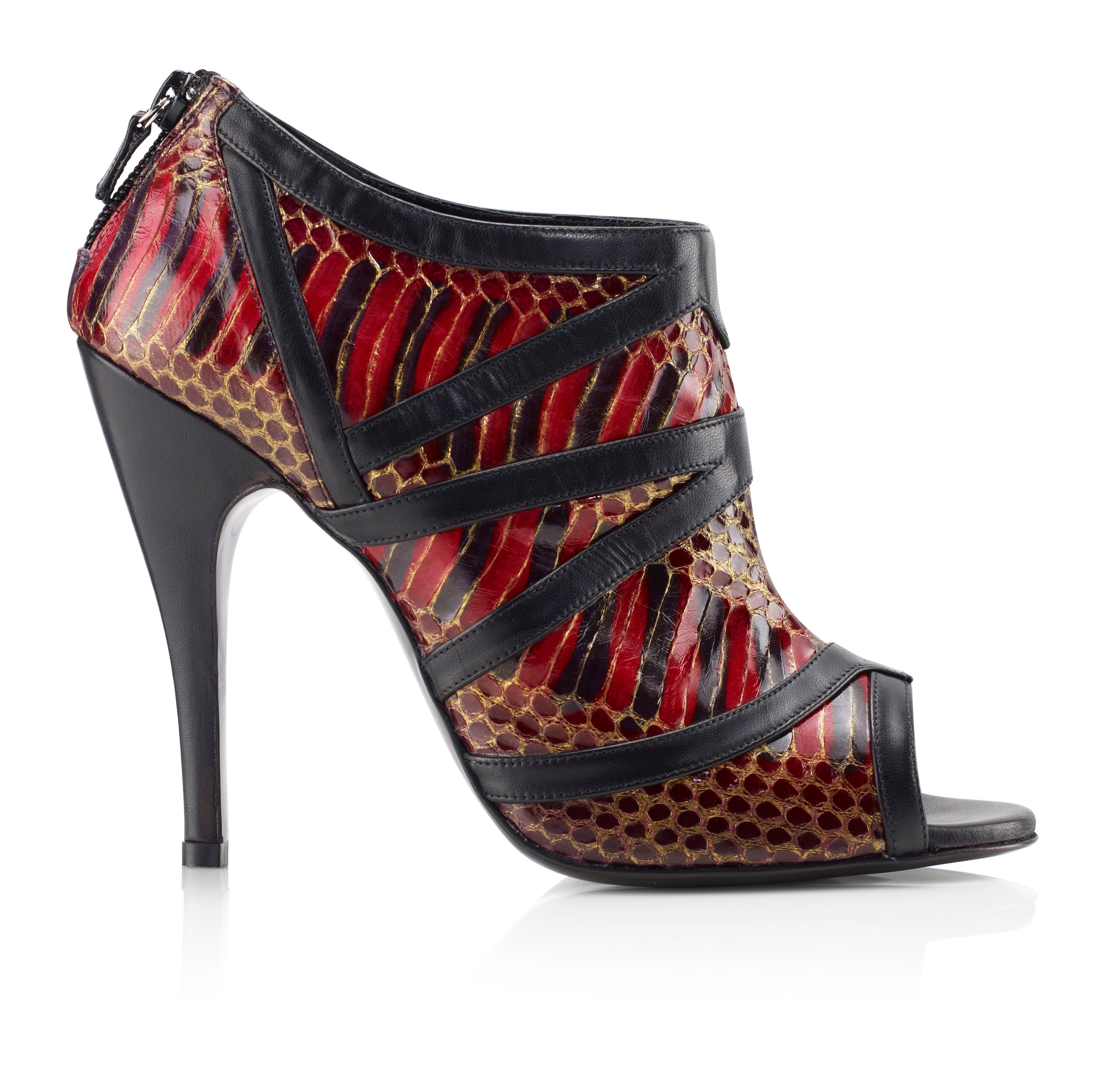 MERINDA Snakeskin Ankle Boots