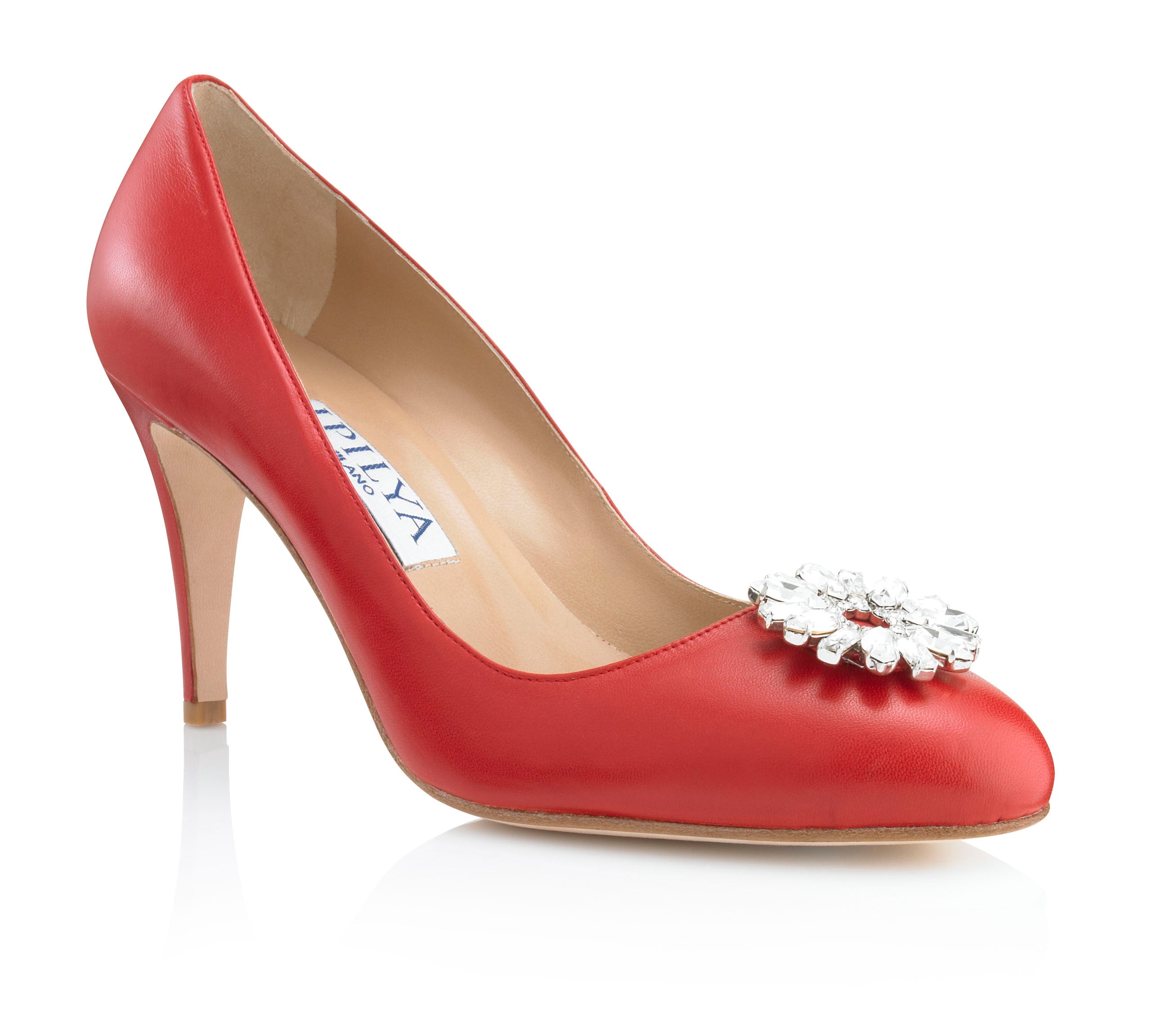 ORANA Swarovski Crystal Flower Pumps