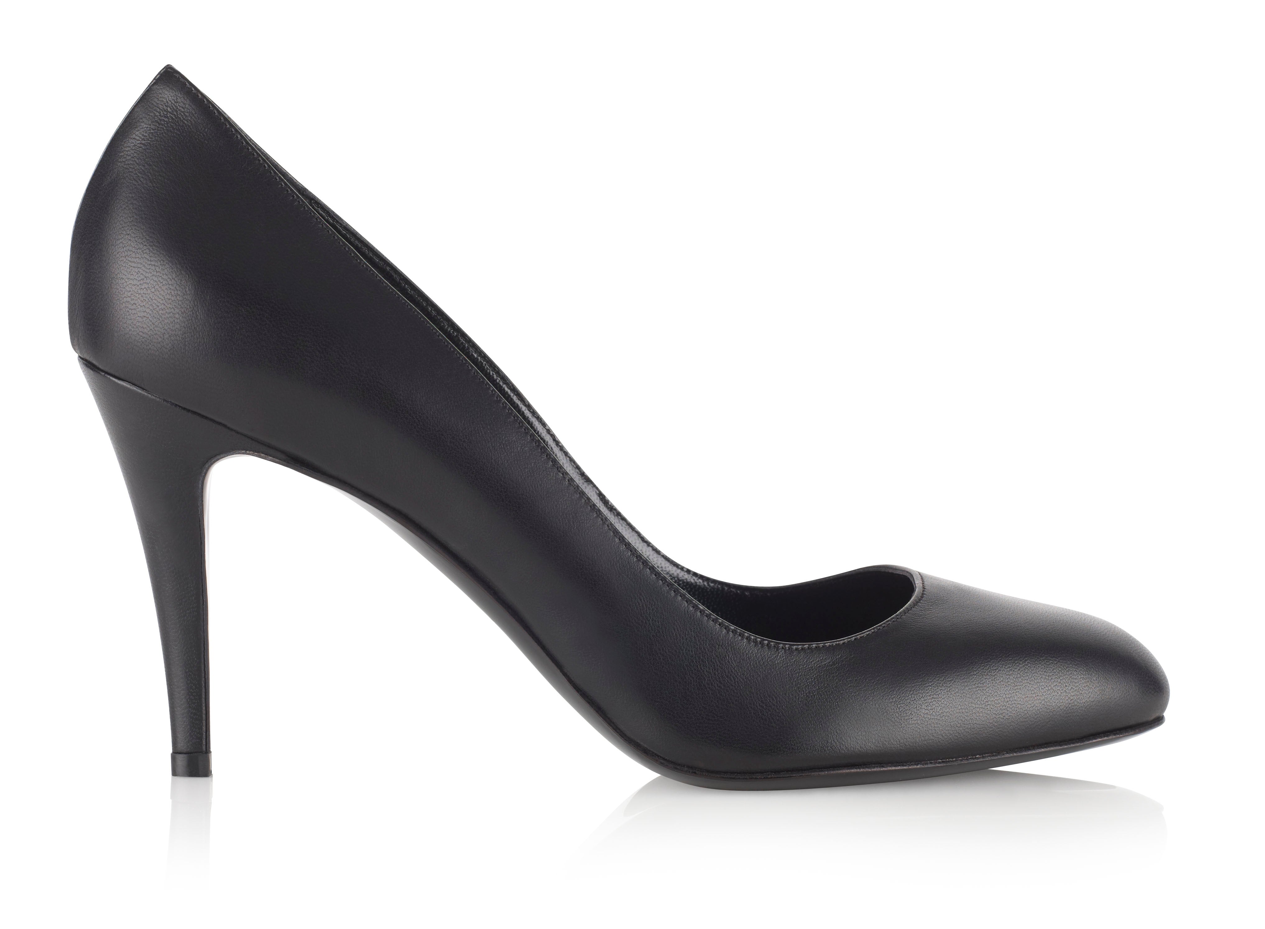 CODA Soft Black Leather Pumps | Designer Pumps
